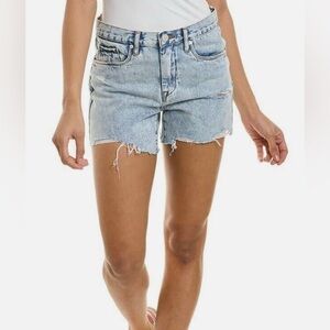 BLANKNYC NEW $88 Women's Acid Trip
Destroyed Mom Denim Short Distressed Size 25